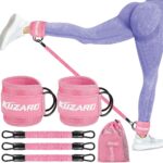 Ankle Resistance Bands with Cuffs, Ankle Bands for Working Out, Ankle Resistance Band, Glutes Workout Equipment, Butt Exercise Fitness Equipment for Women and Booty - Perfect for Home Gym Workout