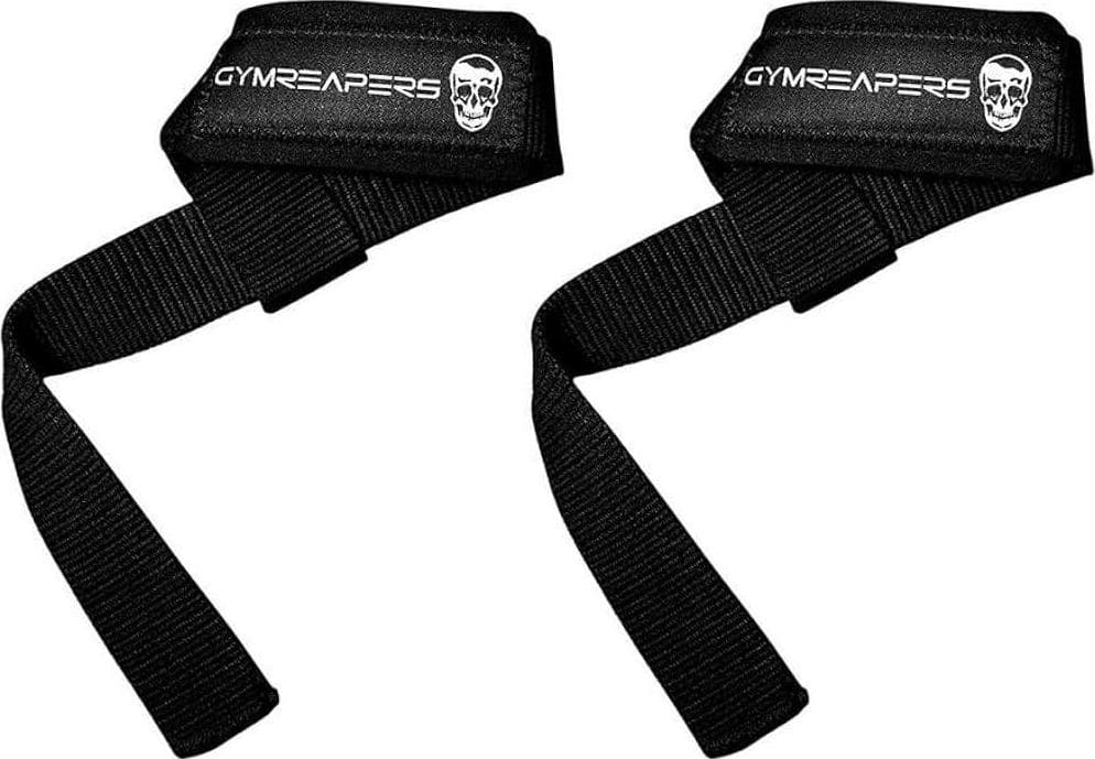 Gymreapers Lifting Wrist Straps for Weightlifting, Bodybuilding, Powerlifting, Strength Training, and Deadlifts – Padded Neoprene with 18 inch Cotton