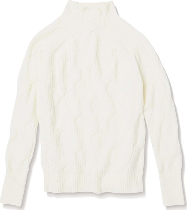 Amazon Essentials Women's Winter Sweater, Soft Touch Funnel Neck Cable Knit - Image 6