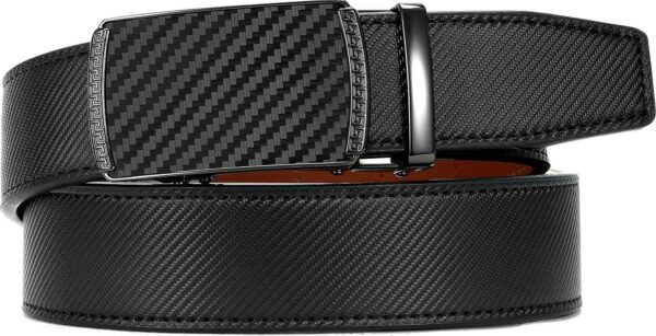CHAOREN Mens Belt Leather Ratchet Belt - Customizable Fit, Effortless Style (35mm) - Image 5