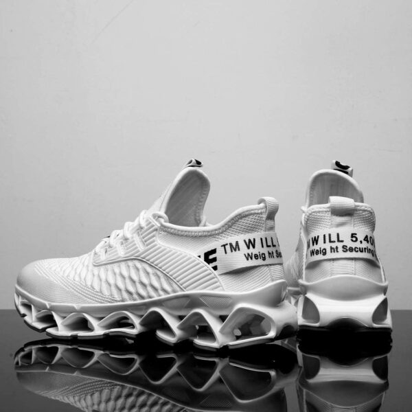 Chopben Men's Running Shoes Blade Non Slip Fashion Sneakers Breathable Mesh Soft Sole Casual Athletic Walking Shoes - Image 6