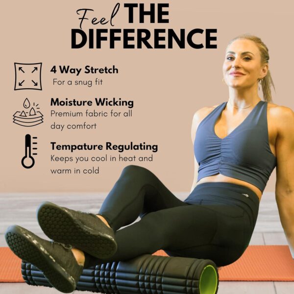 Compression Leggings for Women, Tummy Control Workout Gym Running Yoga Pants - Image 4