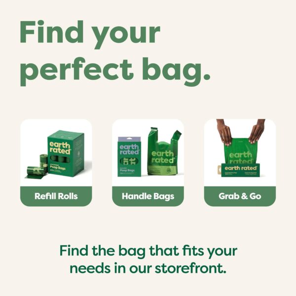 Earth Rated Dog Poop Bags, Guaranteed Leak Proof and Extra Thick Waste Bag Refill Rolls For Dogs, Unscented, 270 Count - Image 6