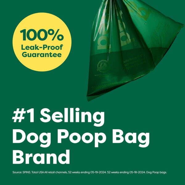 Earth Rated Dog Poop Bags, Guaranteed Leak Proof and Extra Thick Waste Bag Refill Rolls For Dogs, Unscented, 270 Count - Image 2