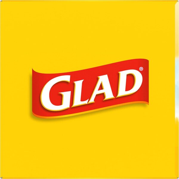 Glad Medium Kitchen Drawstring Trash Bags, 8 Gal, Fresh Clean Scent, 80 Ct (Package May Vary) - Image 14