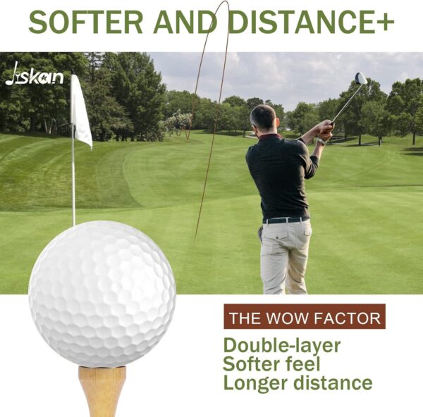 Golf Gifts for Men and Women, Golf Accessories Set with Hi-End Case, Golf Balls, Rangefinder, Golf Tees, Brush, Multifunctional Divot Knife, Scorer, Golf Ball Clamp - Image 6