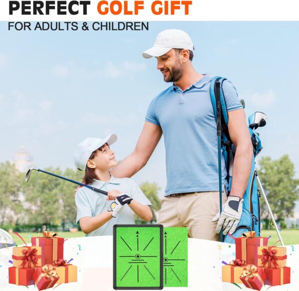 Golf Hitting Mat, Golf Mat Practice Indoor and Outdoor for Swing Path Feedback, 16 X12  Replaceable Golf Putting/Training/Swing Mat, Golf Accessories for Men and Women - Image 6