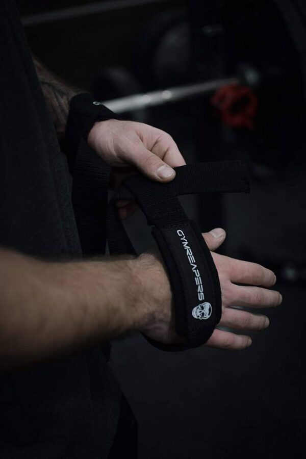 Gymreapers Lifting Wrist Straps for Weightlifting, Bodybuilding, Powerlifting, Strength Training, and Deadlifts - Padded Neoprene with 18 inch Cotton - Image 7