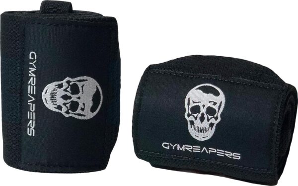 Gymreapers Weightlifting Wrist Wraps (IPF Approved) 18  Professional Quality Wrist Support with Heavy Duty Thumb Loop - Best Wrap for Powerlifting Competition, Strength Training, Bodybuilding - Image 3