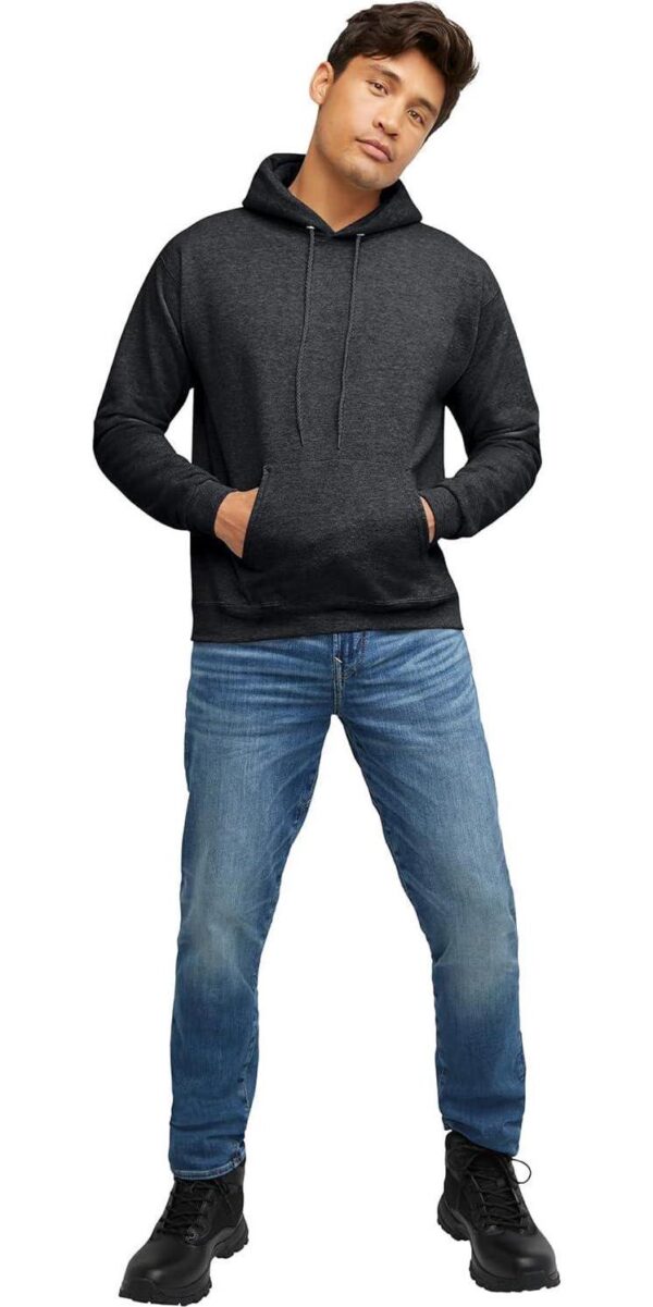 Hanes Men's EcoSmart Fleece Hoodie Sweatshirt - Image 7