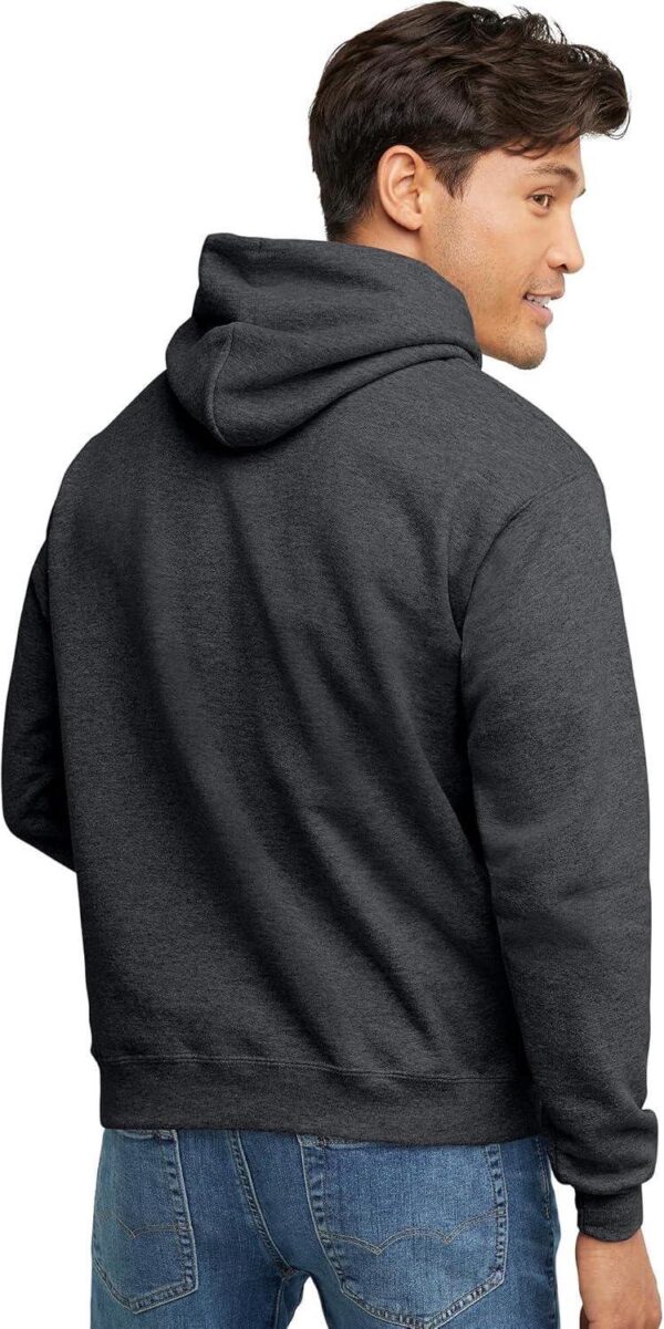 Hanes Men's EcoSmart Fleece Hoodie Sweatshirt - Image 3