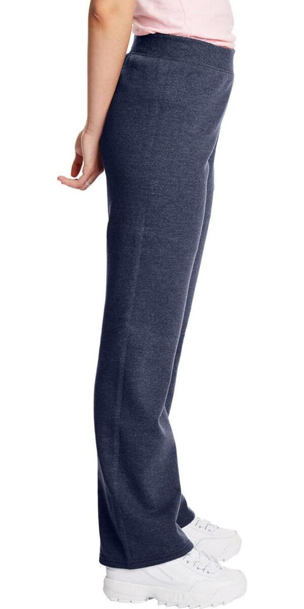 Hanes Women's EcoSmart Fleece Petite Sweatpants, Open Bottom Sweatpants, Regular and Petite Sizes - Image 3