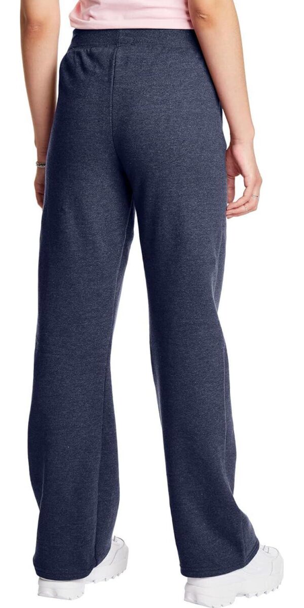 Hanes Women's EcoSmart Fleece Petite Sweatpants, Open Bottom Sweatpants, Regular and Petite Sizes - Image 2