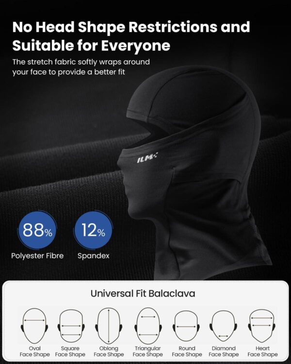 ILM Motorcycle Balaclava Face Mask for Ski Model FM01 - Image 3