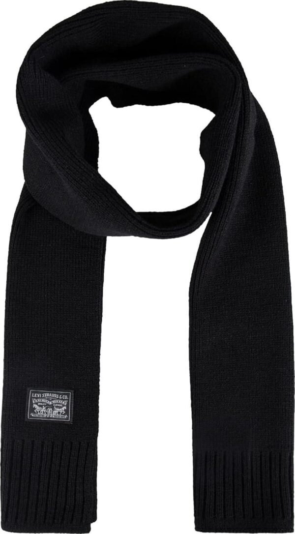 Levi's Men's Classic Winter Warm Knit Beanie Hat and Scarf Set - Image 3