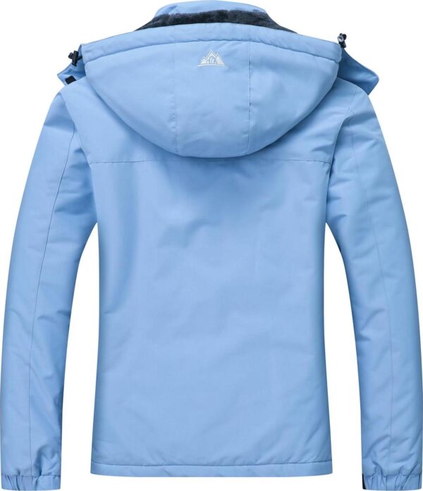 MOERDENG Women's Waterproof Ski Jacket Warm Winter Coat Outdoor Windbreaker Hiking Snowboarding Jacket - Image 2
