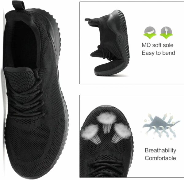 Men's Non Slip Running Shoes Ultra Light Breathable Casual Walking Shoes Fashion Sneakers Mesh Workout Sports Shoes - Image 5