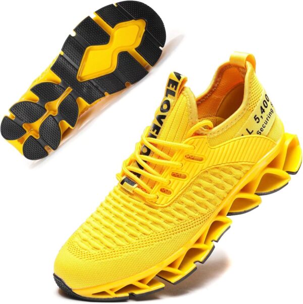 Men's Running Shoes Blade Tennis Walking Fashion Sneakers Breathable Non Slip Gym Sports Work Trainers - Image 3