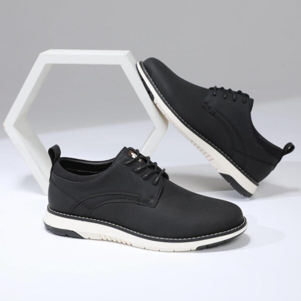 Mens Dress Shoes Casual Oxford Shoes Business Formal Derby Sneakers Walking Shoe - Image 6