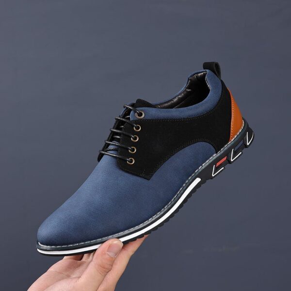 Mens Dress Sneakers Wide Comfortable Casual Dress Shoes Oxford Lace-up Business Casual Walking Dress Shoes for Men - Image 8