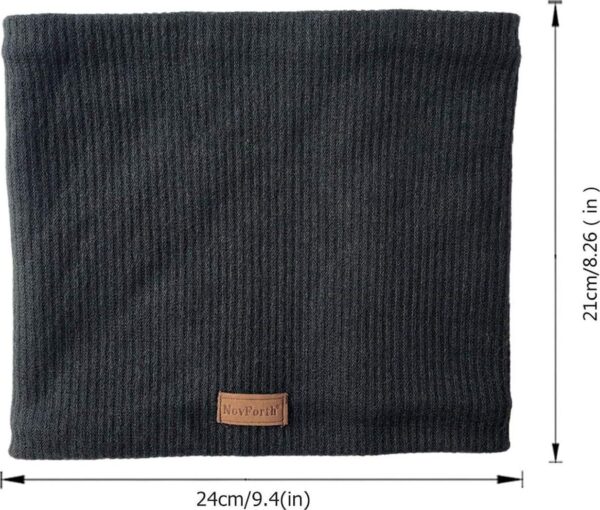 NovForth Winter Neck Warmer Men Ski, Neck Gaiter Face Scarf Women, Fleece Scarf for Men Gaiter Mask, Thick Windproof Scarves - Image 6