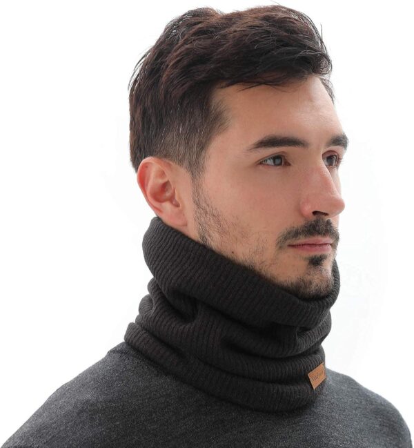 NovForth Winter Neck Warmer Men Ski, Neck Gaiter Face Scarf Women, Fleece Scarf for Men Gaiter Mask, Thick Windproof Scarves - Image 4