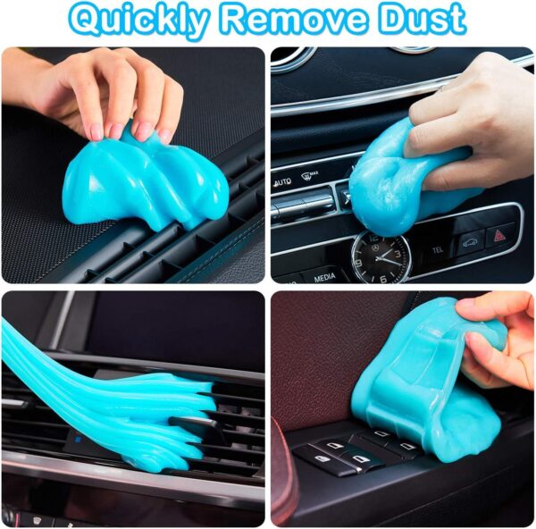 PULIDIKI Car Cleaning Gel Car Cleaning Putty Kit Car Interior Cleaner Slime Auto Detail Tools Supplies Car Accessories Stocking Stuffers Gifts for Men Women White Elephant Gifts Adults Teens Christmas - Image 3