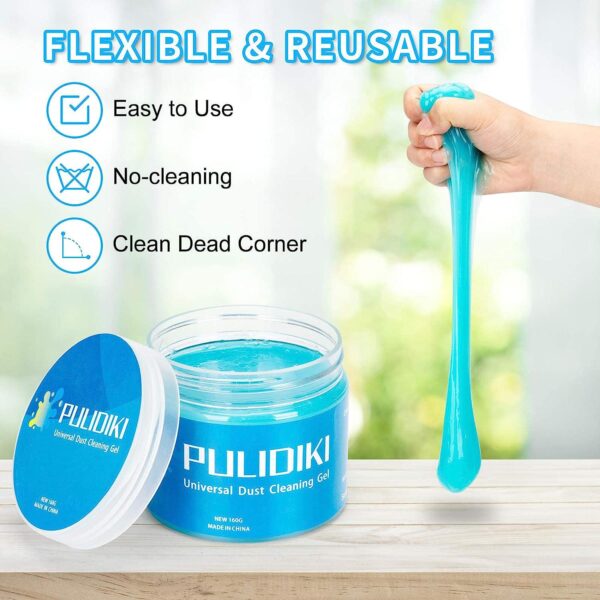 PULIDIKI Car Cleaning Gel Car Cleaning Putty Kit Car Interior Cleaner Slime Auto Detail Tools Supplies Car Accessories Stocking Stuffers Gifts for Men Women White Elephant Gifts Adults Teens Christmas - Image 6