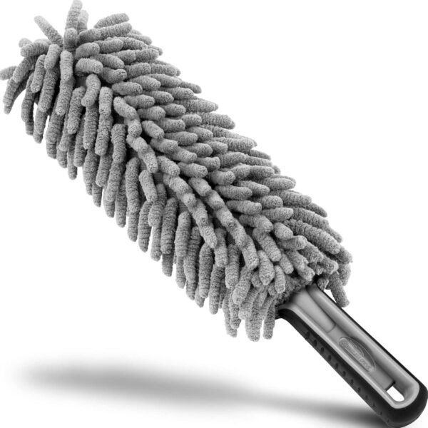 Professional Car Duster Brush - Interior Car Accessories for Women and Men - Lint and Scratch Free