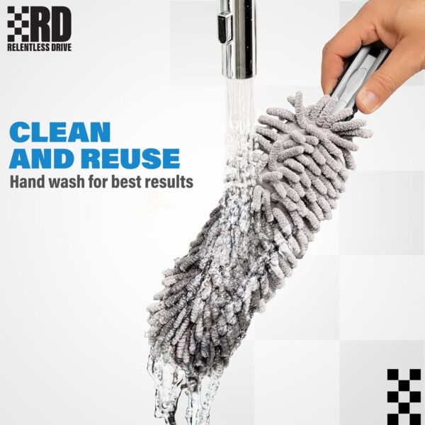 Professional Car Duster Brush - Interior Car Accessories for Women and Men - Lint and Scratch Free - Image 6