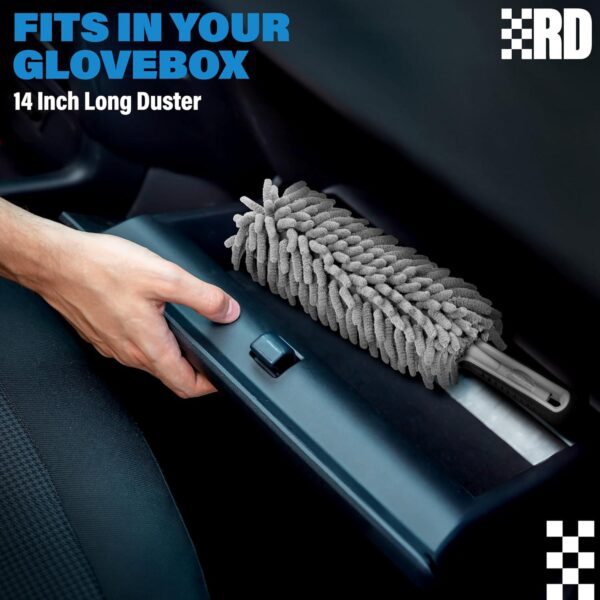 Professional Car Duster Brush - Interior Car Accessories for Women and Men - Lint and Scratch Free - Image 3