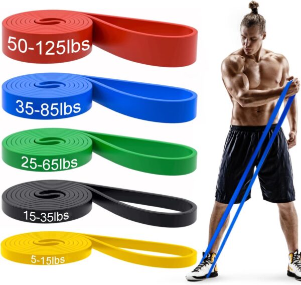 Pull Up Bands, Resistance Bands, Pull Up Assistance Bands Set for Men and Women, Exercise Workout Bands for Working Out, Body Stretching, Physical Therapy, Muscle Training