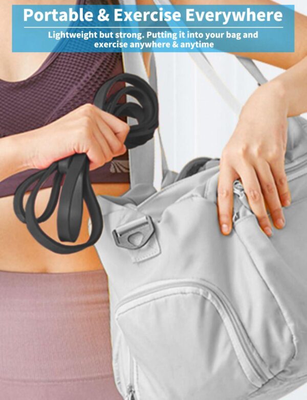 Pull Up Bands, Resistance Bands, Pull Up Assistance Bands Set for Men and Women, Exercise Workout Bands for Working Out, Body Stretching, Physical Therapy, Muscle Training - Image 6