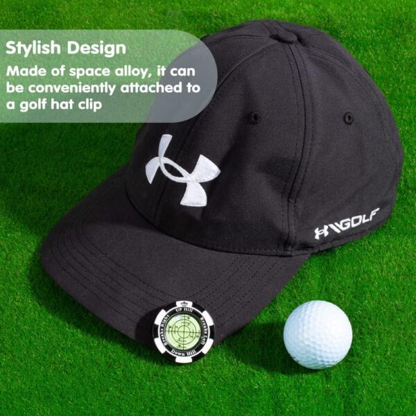 SlopeMaster ProGreen Reader - Golf Ball Marker with High Precision Green Reading Aid Golf Accessories for Men Women - Image 3