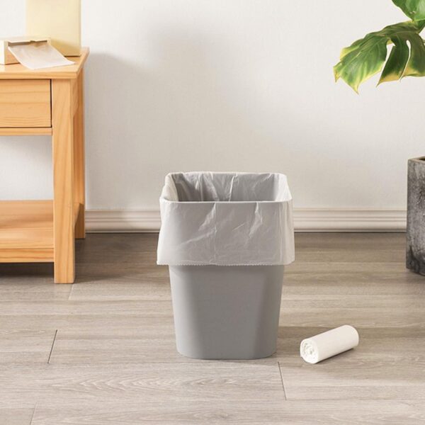 Small Trash Bags - 108 Count 2.6 Gallon Trash Bags Bathroom Trash Bags, Small Garbage Bags for Office Bedroom Kitchen, White 2.6 Gal Small Trash Can Liners - Image 6