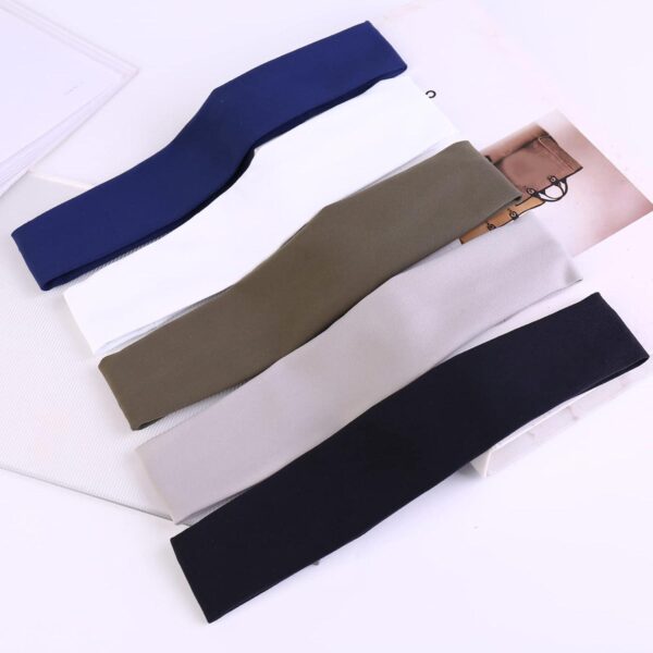 Sports Headbands for Men (5 Pack),Moisture Wicking Workout Headband, Sweatband Headbands for Running,Cycling,Football,Yoga,Hairband for Women and Men - Image 7