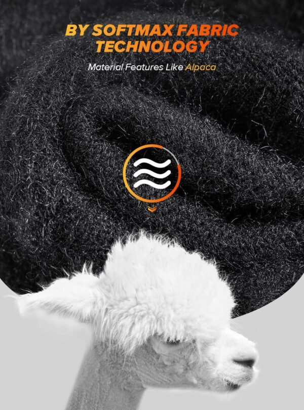 TRENDOUX Winter Gloves For Men Women, Cold Weather Warm Touchscreen Glove Unisex, Non-slip, Elastic Cuff, Knit Stretchy - Image 3