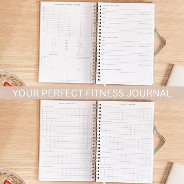 The Ultimate Fitness Journal for Tracking and Crushing Your Gym Goals - Detailed Workout Planner and Log Book Women - Great Gym Accessories With Calendar, Nutrition and Progress Tracker - Image 2
