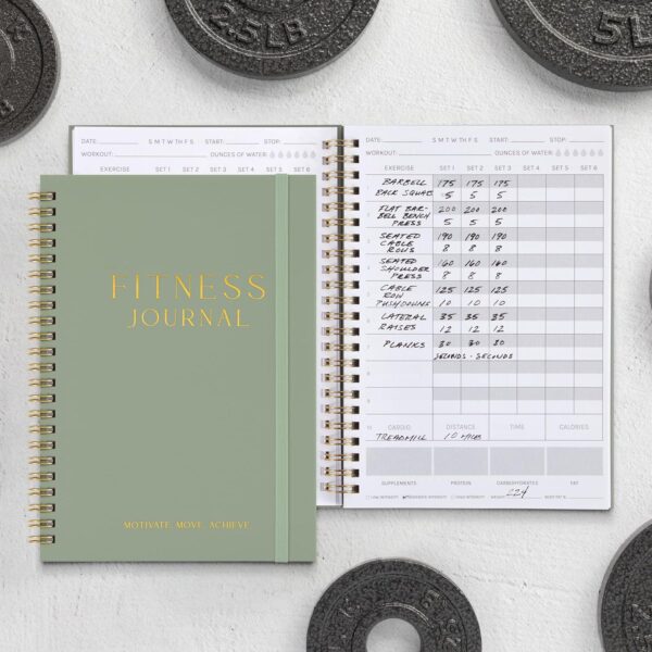 The Ultimate Fitness Journal for Tracking and Crushing Your Gym Goals - Detailed Workout Planner and Log Book Women - Great Gym Accessories With Calendar, Nutrition and Progress Tracker - Image 5