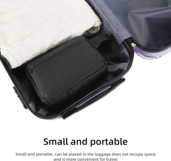 Travel Toiletry bag Toiletry bag for women men Hanging toiletry bag Cosmetic bag Travel accessories for Women Men (Black) - Image 6