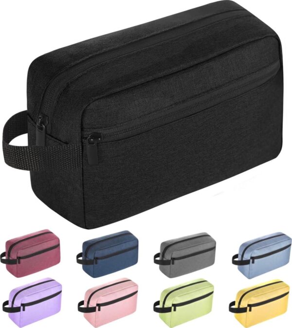 Travel Toiletry bag Toiletry bag for women men Hanging toiletry bag Cosmetic bag Travel accessories for Women Men (Black)
