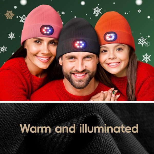 Unisex Beanie with The Light, Gifts for Men Women Husband Him - Image 3