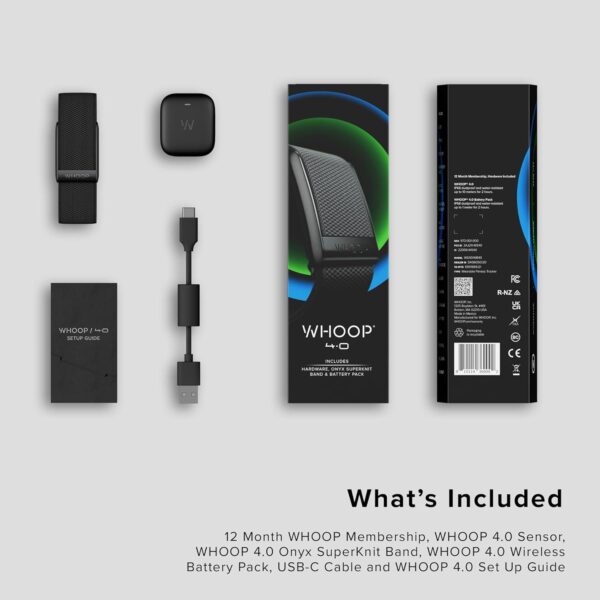 WHOOP 4.0 with 12 Month Subscription Wearable Health, Fitness and Activity Tracker Continuous Monitoring, Performance Optimization, Heart Rate Tracking Improve Sleep, Strain, Recovery, Wellness - Image 4