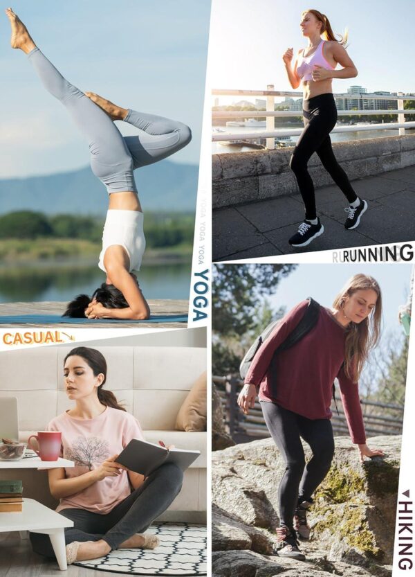 Willit Women's Fleece Lined Leggings Water Resistant Winter Pants Thermal High Waisted Yoga Hiking Running Tights Pockets - Image 6