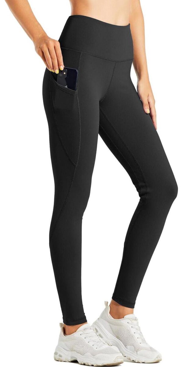 Willit Women's Fleece Lined Leggings Water Resistant Winter Pants Thermal High Waisted Yoga Hiking Running Tights Pockets - Image 2