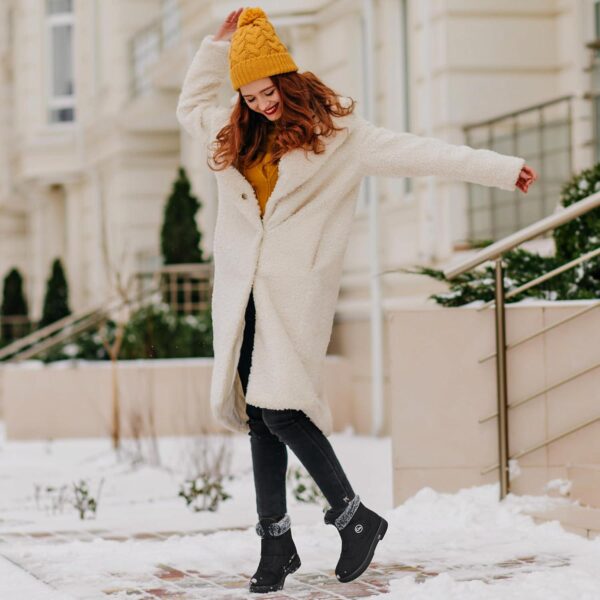 Winter Ankle Snow Boots for Women: Warm Comfortable Fur Lined Womens Boots Anti Slip Walking Outdoor Ladies Boot - Image 6