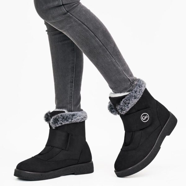Winter Ankle Snow Boots for Women: Warm Comfortable Fur Lined Womens Boots Anti Slip Walking Outdoor Ladies Boot - Image 7