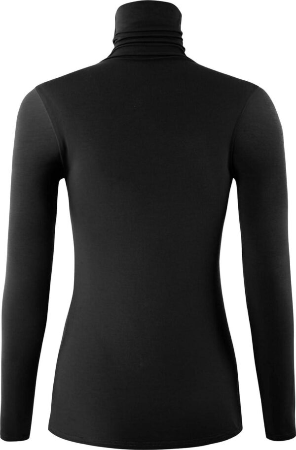 Women's Long Sleeve Lightweight Turtleneck Top Pullover Casual Active Layer Tops Shirts - Image 3
