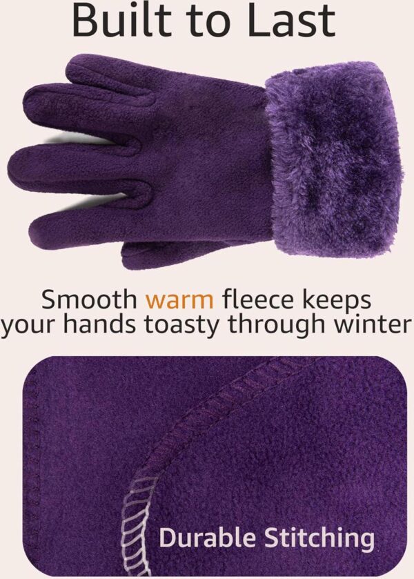 boxed-gifts Women's Warm Fleece Winter - Women's Hat and Glove Set + Hats Gloves Scarves for Women - Image 4