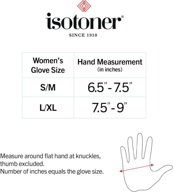 isotoner womens Spandex Touchscreen Cold Weather Gloves With Warm Fleece Lining and Chevron Details - Image 5